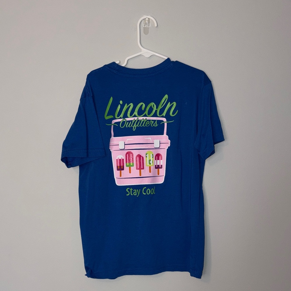 Lincoln Essentials Kids Short Sleeve Tee in Royal Blue